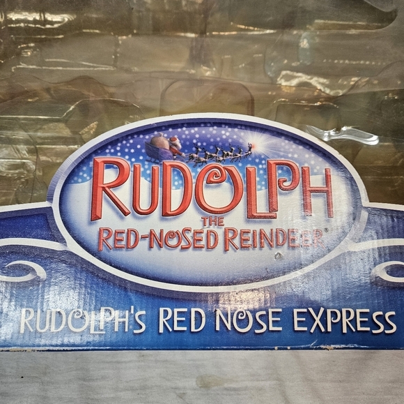 Memory Lane‎ Rudolph Island Of Misfit Toys Rudolph's Red Nose Express Train Set - Picture 11 of 17